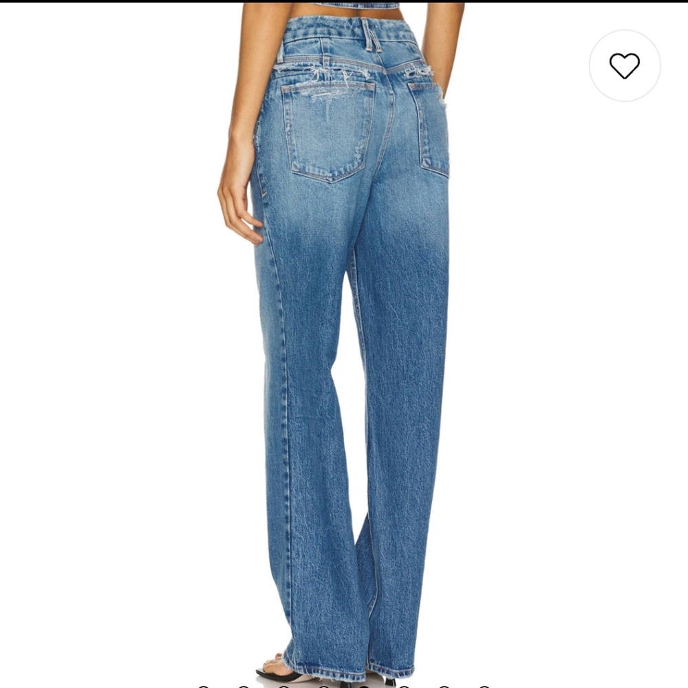 Revolve GOOD 90's YOKE Jeans in Indigo 633 Good American Size 27 4 - Picture 3 of 12